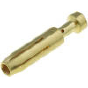 Kontakt zásuvka slitina mědi zlacený 0,5mm2 Han E® 16A