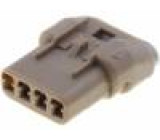 Konektor vodič-vodič Mizu-P25 zástrčka zásuvka 4 PIN IP67 4A