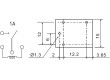 LEG-1A-12 Relé elektromagnetické SPST-NO Ucívky:12VDC 10A/120VAC 360mW