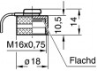 Ochranná krytka Řada: C091A, C091B, C091D Mat: kov -40÷85°C