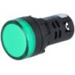Kontrolka 22mm Podsv: LED 24V DC vypouklá IP65 barva  