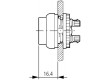 Přepínač tlačítkový 1-polohové 22mm   Podsv: není IP67