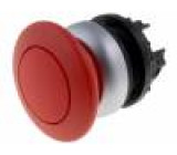 Přepínač: tlačítkový 1-polohové 22mm červená Podsv: není IP67
