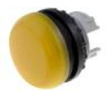 Kontrolka 22mm Podsv: M22-LED plochá IP67 barva   Ø22,5mm
