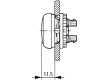 Kontrolka 22mm Podsv: M22-LED plochá IP67 barva   Ø22,5mm