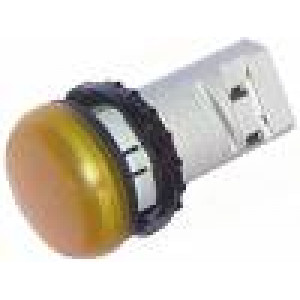 Kontrolka 22mm Podsv: BA9S, LED, doutnavka, žárovka plochá IP67