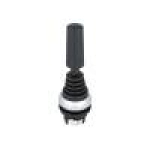 Přepínač: joystick 1-polohové 22mm černá Podsv: není IP66