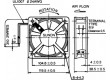 Ventilátor 230VAC 120x120x38mm 161m3/h 44dBA kluzné