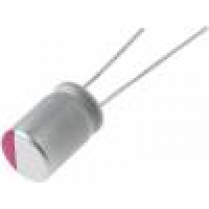 Kondenzátor polymerový 100uF 16V ESR:24mΩ THT ±20% -55÷105°C