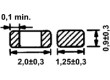 Ferit korálek 22Ω montáž SMD 6A Pouz:0805 -55÷125°C