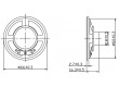Reproduktor, mylarový 500mW 8Ω Intenzita zvuku:81dB 28mm