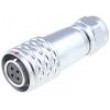 Konektor kulatý zástrčka SF12 zásuvka PIN:4 IP67 200V pájení