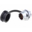 Konektor kulatý zásuvka SF12 vidlice PIN:4 IP67 200V pájení