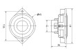 Reproduktor univerzální 4W 4Ω Ø61x26mm 0,09-20kHz