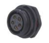 Konektor kulatý zásuvka SP21 zásuvka 5 PIN IP68 500V pájení
