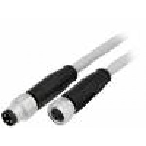 Kabel: pro snímače/automatizaci PIN: 3 2m zástrčka PVC