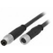 Kabel: pro snímače/automatizaci PIN: 3 1m zástrčka