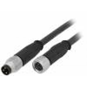 Kabel: pro snímače/automatizaci PIN: 3 1m zástrčka