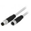 Cable for sensors/automation M8-M8 male female PIN:4 plug