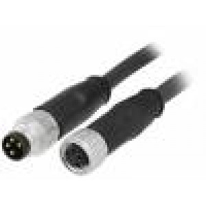 Kabel: pro snímače/automatizaci PIN: 4 1,5m zástrčka