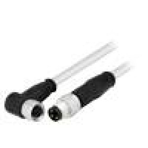 Cable for sensors/automation M8-M8 male female PIN:3 plug