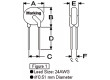 Pojistka: polymerová PTC 900mA Ø0,81x7,6mm