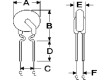 Pojistka: polymerová PTC 200mA 5,1mm Ø0,51x7,6mm