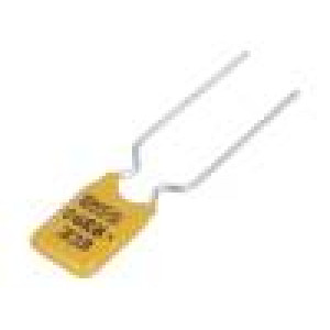 Pojistka: polymerová PTC 900mA 7,4x12,2mm 5,1mm Ø0,51x7,6mm