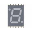Zobrazovač LED SMD jednomístný 7-segmentový 7mm  