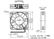 Ventilátor 12VDC 45x45x10mm 15,6m3/h 27dBA Vapo 1,26W