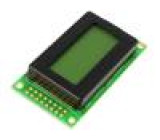 Display: LCD alphanumeric STN Positive 8x2 LED Char:5mm PIN:8