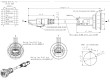 Zásuvka RJ45 22mm IP20 -25÷70°C dotv: Ø22,3mm Dél.kab:3m