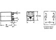 Relé elektromagnetické DPDT Ucívky:12VAC 10A/110VAC 10A 240W