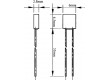 Pojistka: tepelná 2A 6x6,5x2,8mm 110°C dél.55mm