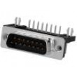 D-Sub PIN: 15 zásuvka vidlice na PCB úhlové 90° THT UNC4-40