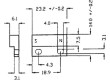 Magnet: konstantní 23,2x14x6,1mm AlNiCo500 1210mT