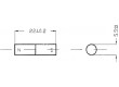 Magnet: konstantní Ø5,5x22mm AlNiCo500 1210mT