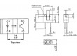 Optočlen štěrbinová s clonou Výst: tranzistorový 70V