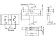 Optočlen štěrbinová s clonou Výst: tranzistorový 70V
