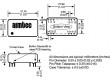 AM3N-1203SZ Převodník: DC/DC 3W Uvst:10,8÷13,2V 3,3VDC Ivýst:600mA DIP24