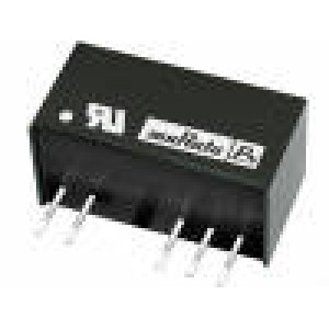 NMJ0505SC Převodník: DC/DC 1W Uvst:4,5÷5,5V Uvýst:5VDC Uvýst2:-5VDC