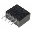QDC1S-0505S Převodník: DC/DC 1W Uvst:4,5÷5,5V 5VDC SIL4 7x11,7x10mm 75Vpp