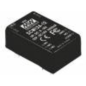 SCW12B-12 Převodník: DC/DC 12W Uvst:18÷36V 12VDC Ivýst:1000mA 1,2