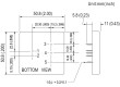 SKE15A-24 Převodník: DC/DC 15W Uvst:9÷18V 24VDC Ivýst:625mA 2