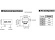 SMA01M-09 Převodník: DC/DC 1W Uvst:10,8÷13,2V 9VDC Ivýst:110mA 1,7g