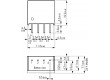 TME0509S Převodník: DC/DC 1W Uvst:4,5÷5,5V Uvýst:9VDC Ivýst:110mA SIP4