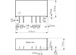 TMH0512S Převodník: DC/DC 2W Uvst:4,5÷5,5V 12VDC Ivýst:165mA SIP7 2,7g