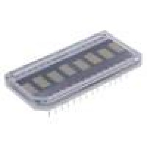 Zobrazovač LED alfanumerický 4,81mm 1x8   0,2