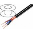 Kabel 3x0,35mm2 PVC FirestoP® černá 49V