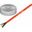 Kabel H05BQ-F licna CU 2x0,75mm2 PUR oranžová 300/500V